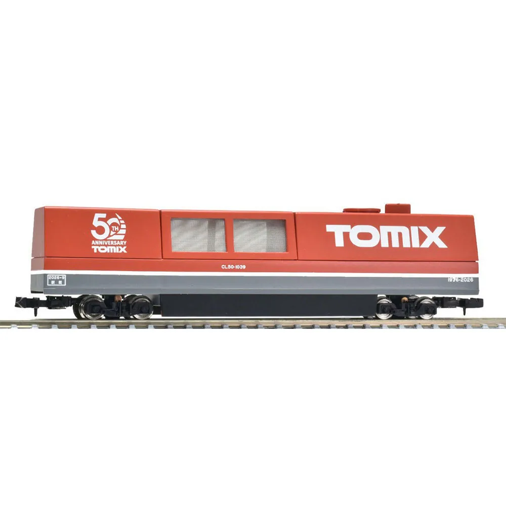 TOMIX N Scale 1/160 Model Train Item 6490 Multi Rail Cleaning Car TOMIX 50th Anniversary Livery Non-Powered Railway Collectible
