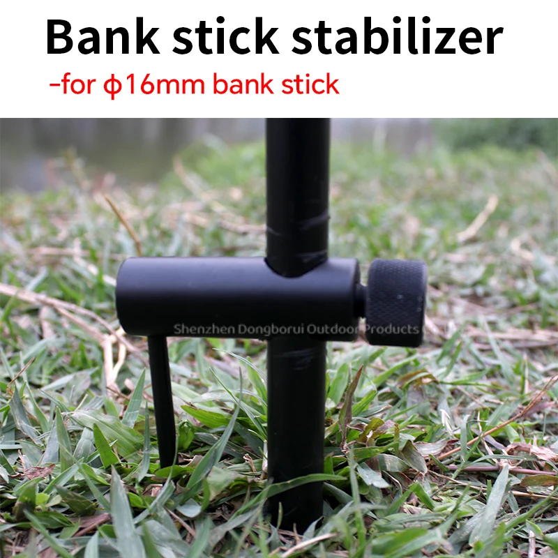 Carp Fishing Tool Bank Stick Stabilizer Fit With 16mm Bank Stick For Fishing Rod Pod Fishing Tackle Accessorie Equipment