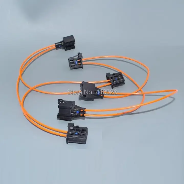 car socket  connector MOST Optic Pigtail  Car Audio Optical Wire Pre‑wired Connector Plug Adapter for BMW
