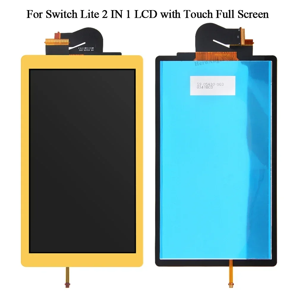 2IN1 For Switch Lite Console LCD Display+Touch Screen Full-Fitted Screen Assembly Digitizer Replacement For Nintend Switch Lite