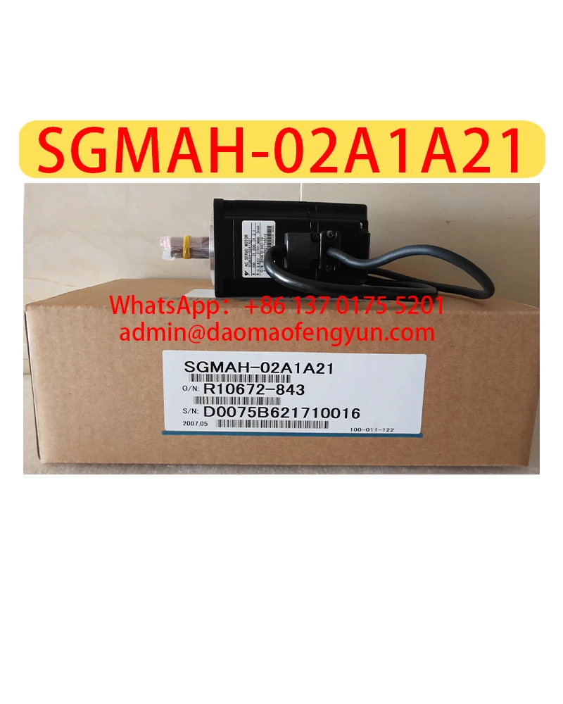 Brand New SGMAH-02A1A21 Servo Motor，In Stock，SGMAH 02A1A21