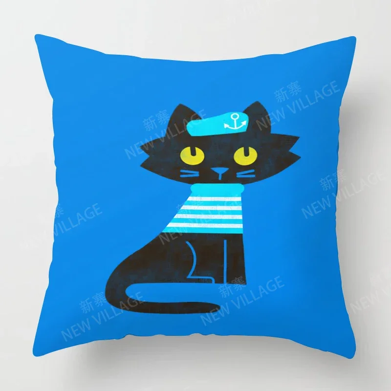 Home living room fashion decoration cushion covers linen throw pillow covers45*45 pillowcase 40x40cm 50x50 45x45 image 2