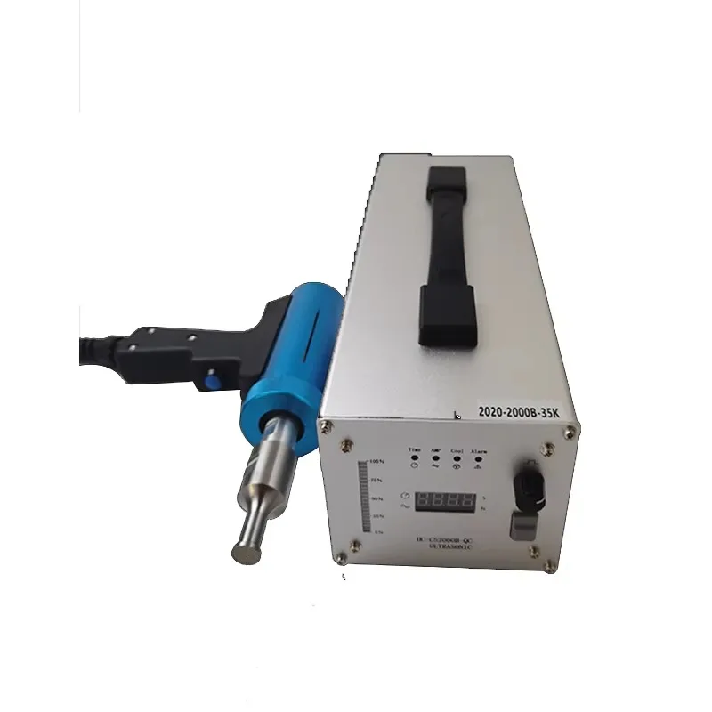 800W Handheld 35Khz Ultrasonic Spot Welder for Plastic Welding with Digital Generator