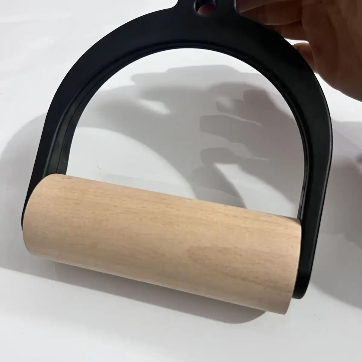 Wood Rolling Thunder Armwrestling Equipment Pronation Handle Sweeping Wrist Hook Trainer Arm Wrestling Gripper 8cm9cm customized