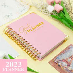 Sharkbang A5 tygodniowy miesięczny planer Goal Track niedatowany 112 arkuszy planer Diary Paperlaria Journal School Stationery