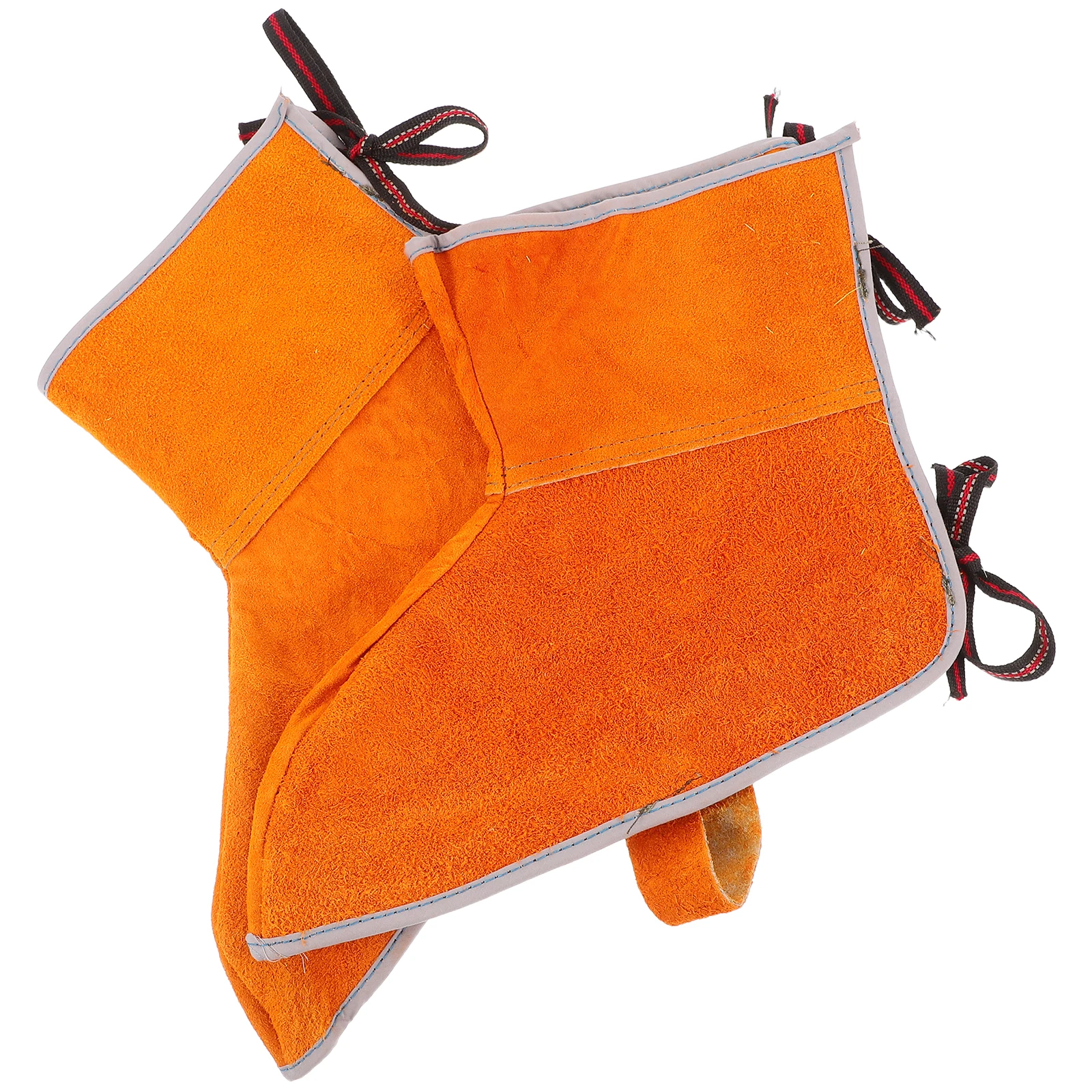 

Welding Foot Shoe Protector Cowhide Guard Durable Heat Resistance Spark Proof Welder Cap Shoelace Cover Flame Resistant Welding