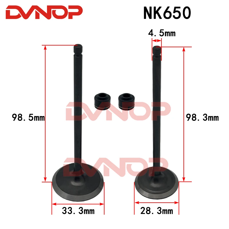 Motorcycle EXHAUST INTAKE VALVE Kit Oil Seal For CFMOTO 650NK 650MT 650TR CF650NK CF650MT CF650TR NK650 MT650
