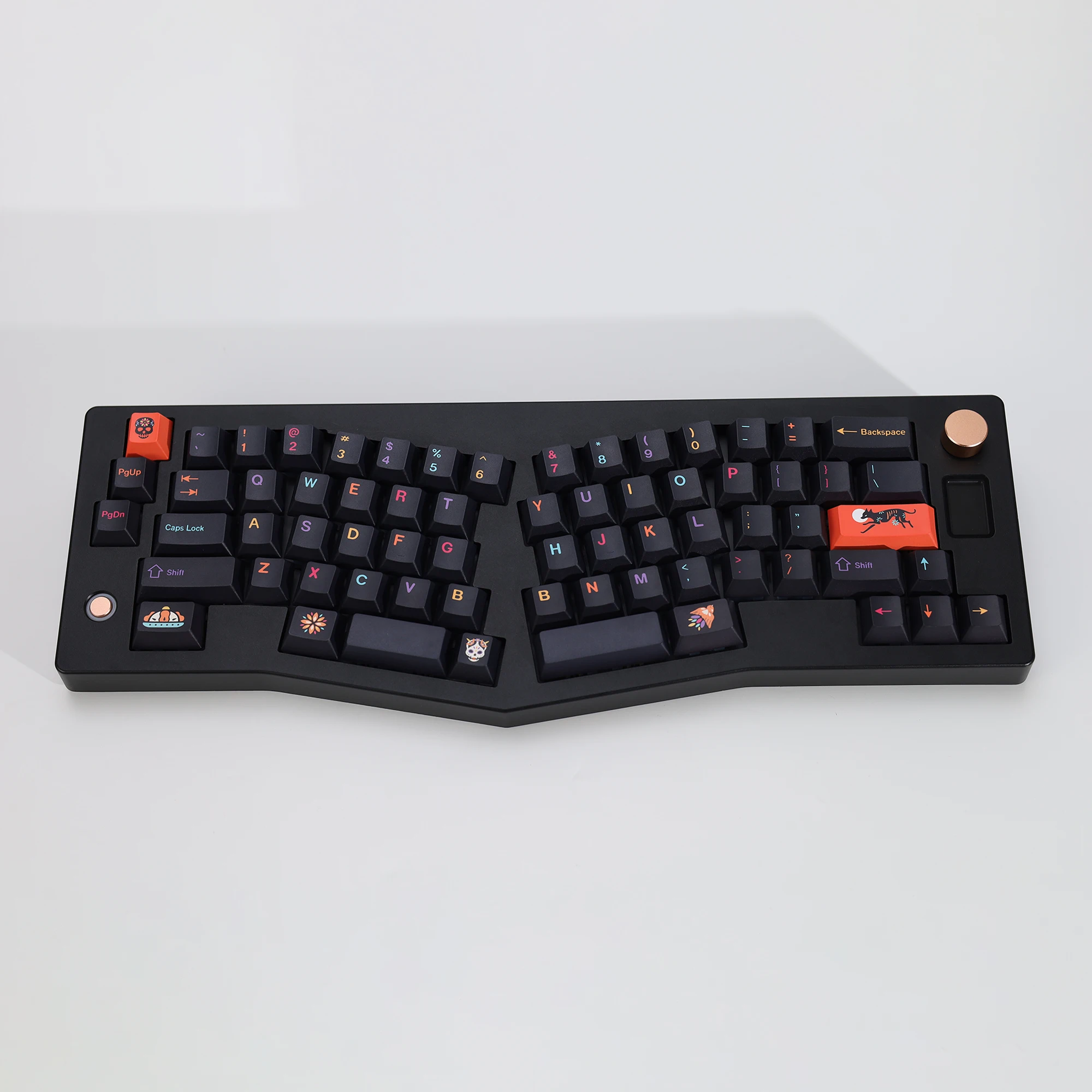 KBDiy Clone GMK Keycaps Retro GMK Mictlan Cherry Profile PBT ISO Keycap für magnetische Schalter 60 Gaming Mechanical Keyboard KIT – Detail 6