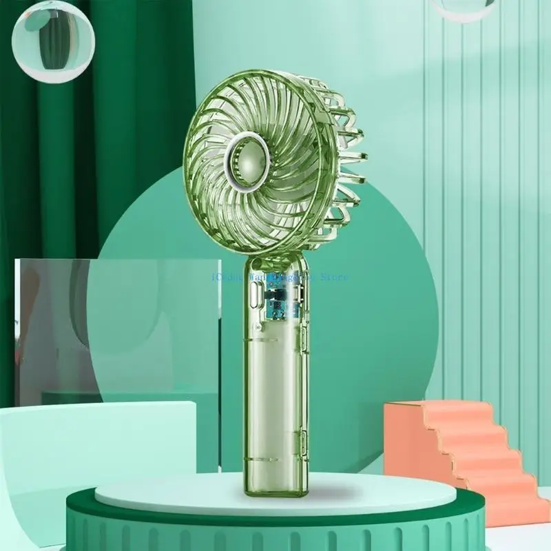 

MOLF Handheld Fan Portable Fan Rechargeable Small Pocket Fan with 3 Speed USB Fan for Office Outdoor Indoor Pocket Fan