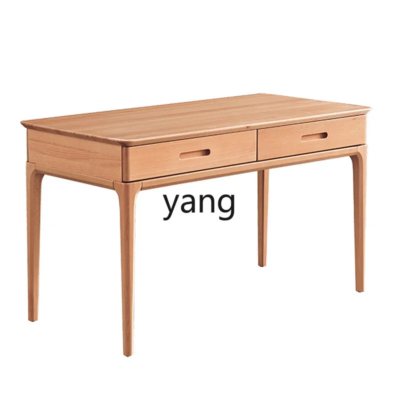 LMM all-solid wood desk simple learning computer desk writing desk