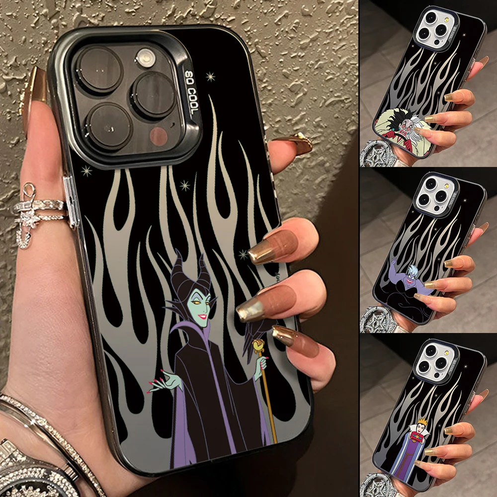 Disney Witch Maleficent Ursula Phone Case for Vivo Y100 Y56 Y36 Y33S Y27 Y22 Y21 Y20 Y19 Y17 V30 V29 V27 V25 4G 5G Hard Cover