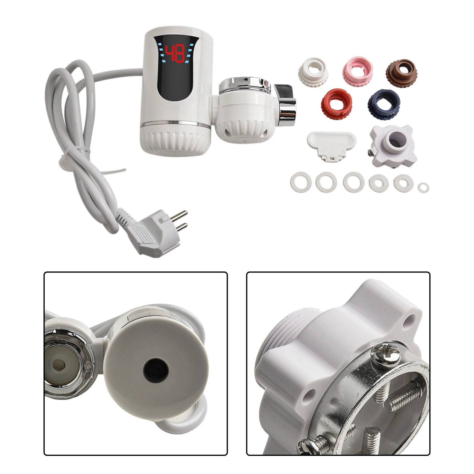Electric Kitchen Faucet Electric Faucet Heater Safety Design Water And Electricity Separation 304 Stainless Steel