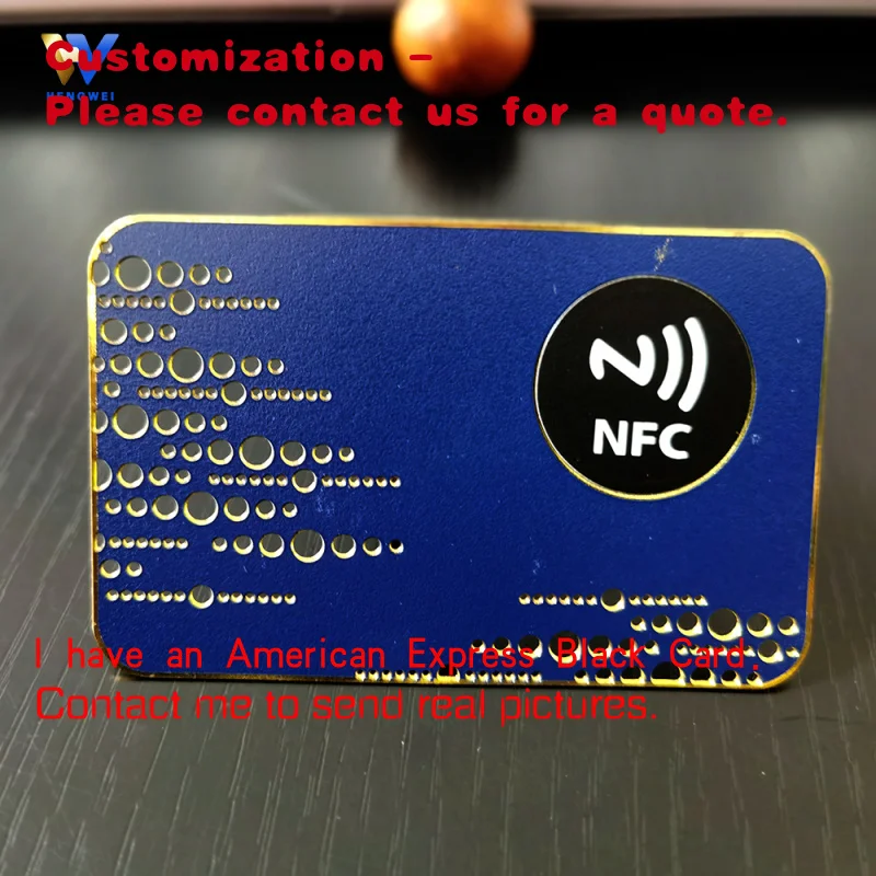 

custom.Advanced Stainless Steel NFC Metal Card RFID Card Metal Business Card
