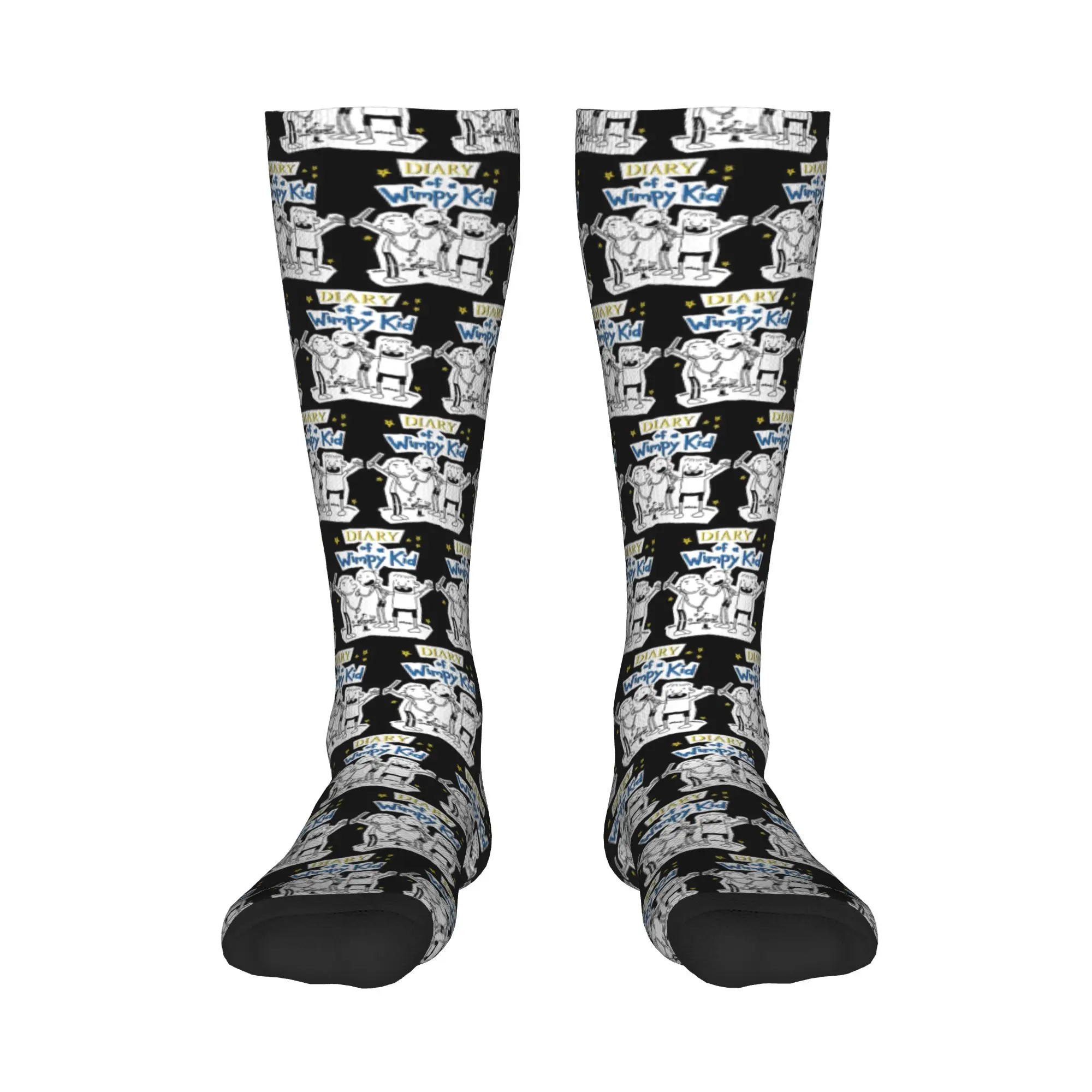 

All Seasons Crew Stockings Diary of a Wimpy Kid Group Socks Harajuku Crazy Hip Hop Long Socks Accessories for Men Women Gifts