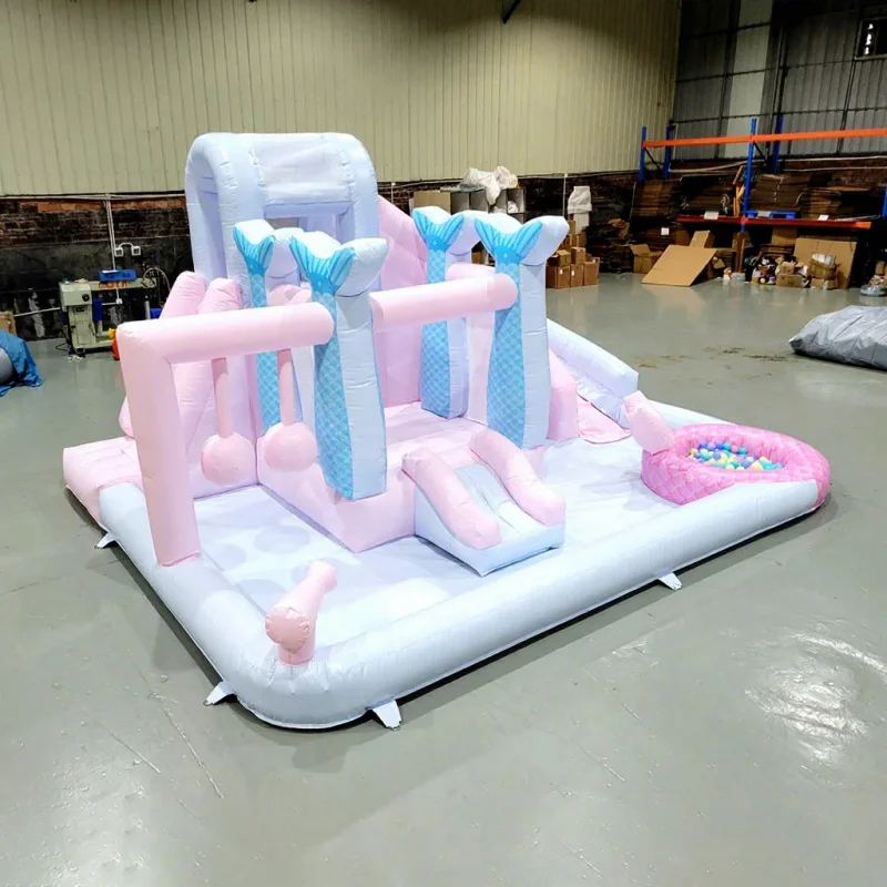 Popular Picks Great Deals Customized PVC Inflatable Commercial Kids' Toy Combinations Water Slide Ball Pit