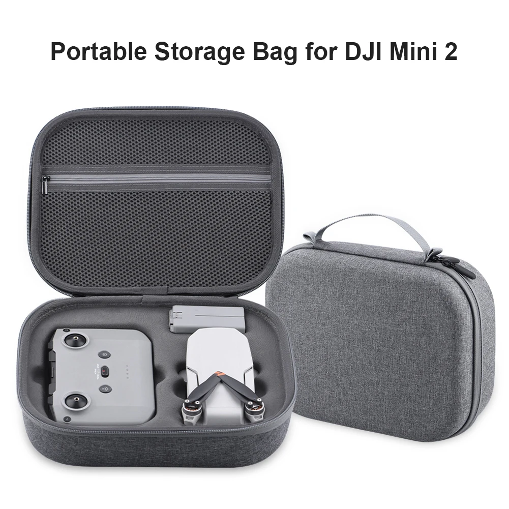 Portable Storage Bag Tote Handbag Remote Outdoor Carry Box Case  Storage Bag for DJI Mini 2 Drone Accessories
