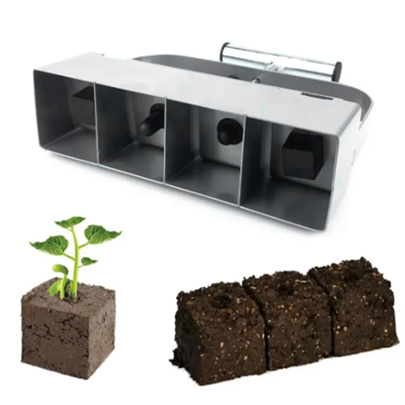 

B28C-Handheld Seedling Soil Block Maker Soils Blocking Tool Used For Seedling Greenhouse Garden Supplies