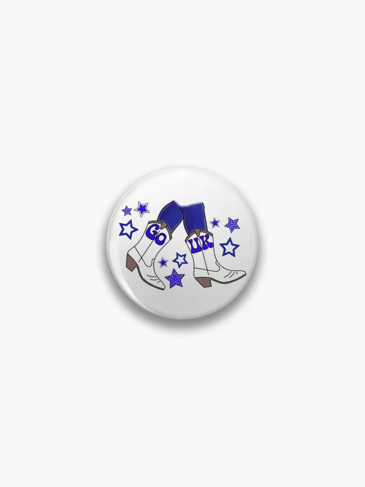 Go UK broches de botón de botas de vaquero, broche personalizado, accesorio de joyería, insignias de solapa de moda