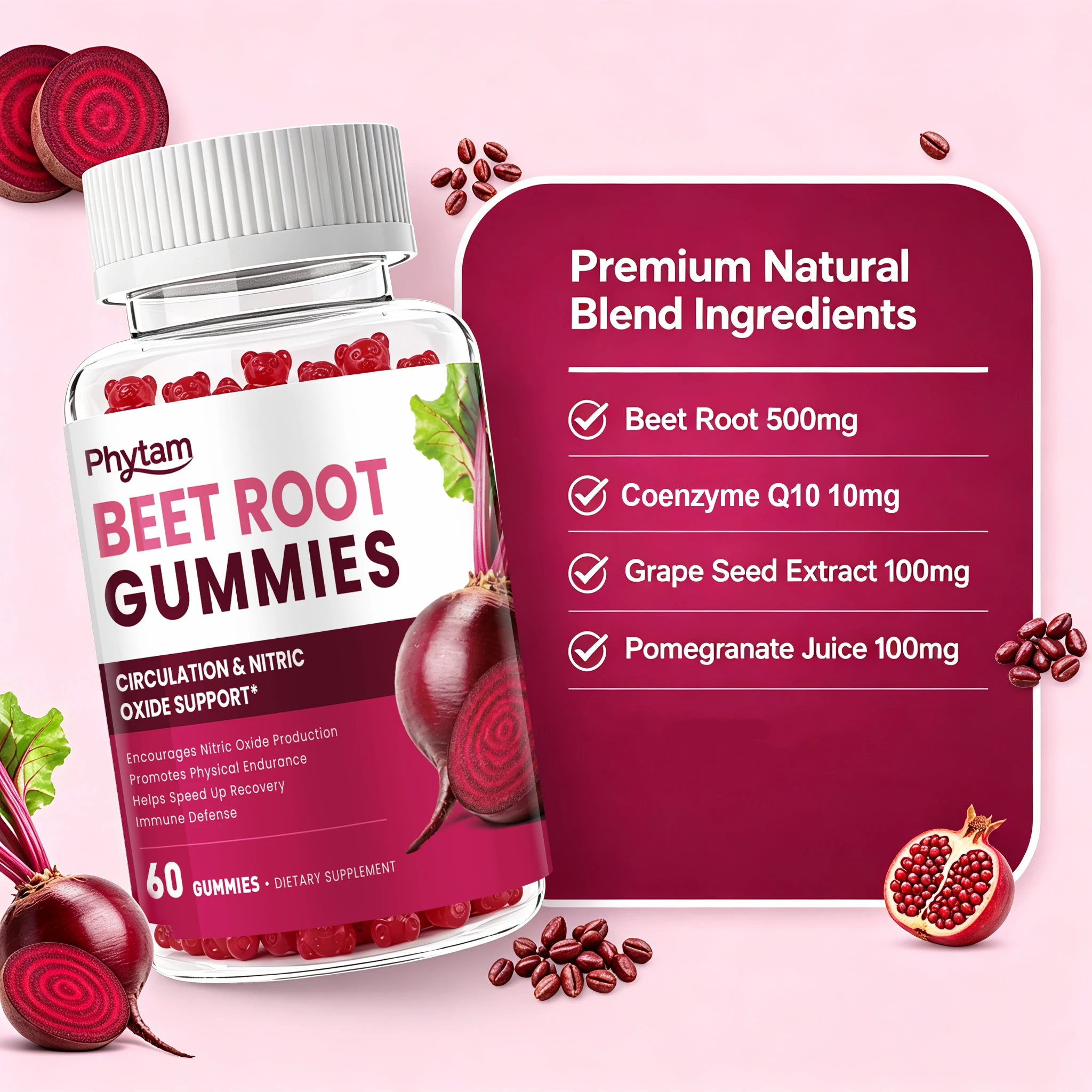 Integratore di Barbabietola, S - Health Wellness Gummies recensione e prezzo