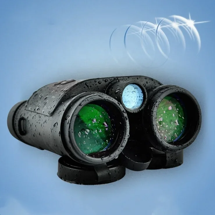 High-quality 1500-meter Range Finder Binoculars 10x42 for Outdoor Measurement, Viewing