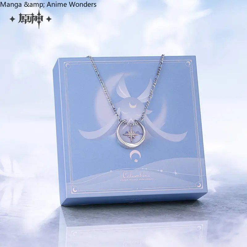 genshin-impact-columbina-hyposelenia-serie-theme-impression-ensemble-de-colliers-accessoires-cosplay-cadeau-d'halloween-officiel-authentique