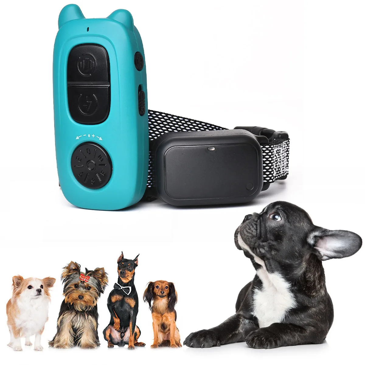 

Dog Training Collar, Waterproof Dog Collar with Remote Control, Beep, Vibration, Electric-Shock, Rechargeable E Collar for Dogs