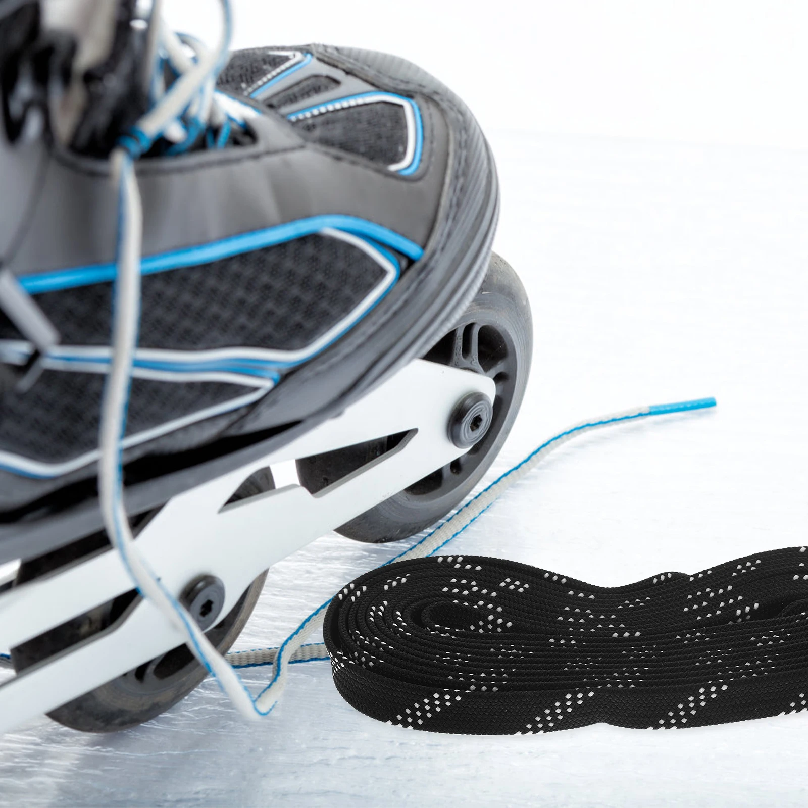 

Roller Skates Shoelace Durable Hockey Lace Anti-Freezing Wear-Resistant Ice Skates Lace Professional Sports Shoelace