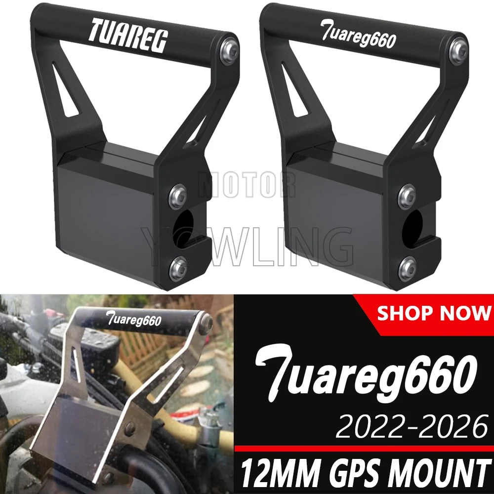 Motorcycle Phone GPS Navigation Plate Bracket Mount Handlebar Holder For Aprilia Tuareg 660 Tuareg660 2022 2023 2024 2025 2026