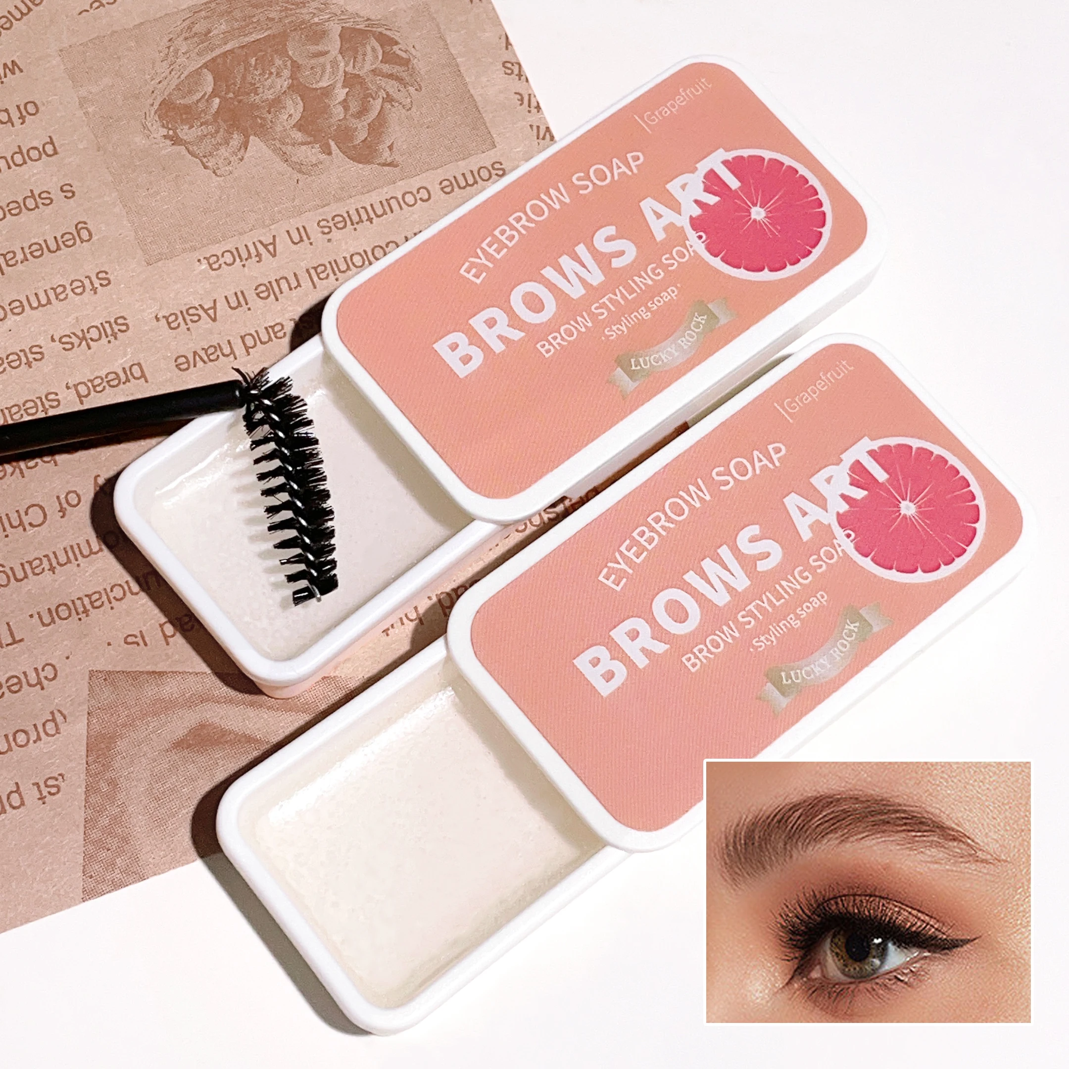 Gel per lo Styling delle sopracciglia a lunga durata con impostazione 3D Feathery Wild Brow-impermeabile e facile da applicare