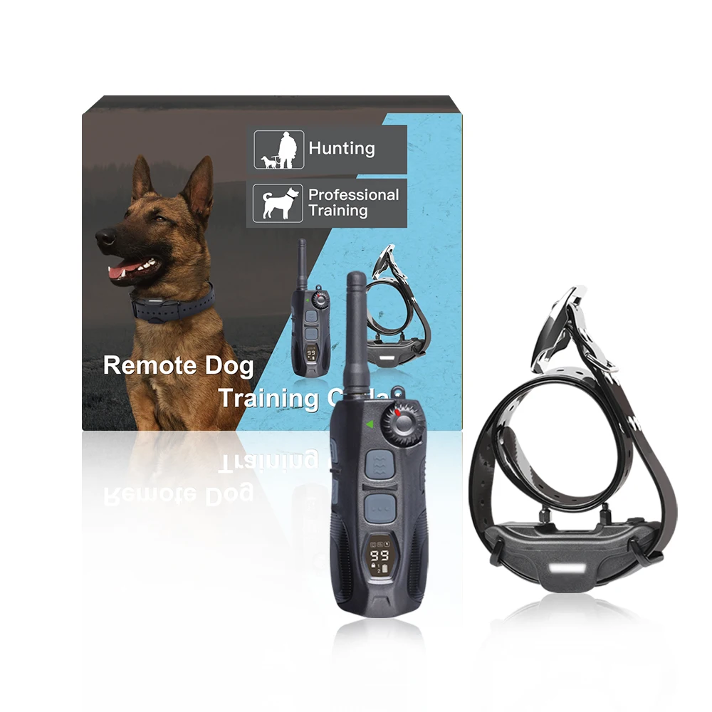 Waterproof Rechargeable 2000 Meters Electronic Dog Training & Shock E-collars Dog Collar with Beep/Vibration/shock/Boost