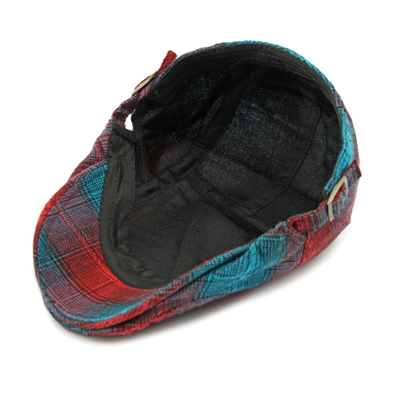 الملونة منقوشة الرجال قبعة ربيع جديد نمط السفر الملابس في الهواء الطلق الديكور قبعة القوطية خمر قبعة قطنية قابلة للتعديل للنساء #3