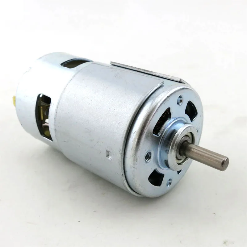 775 motor (round shaft 12V15600 rpm) miniature 12v 24V DC DIY table saw drill model motor