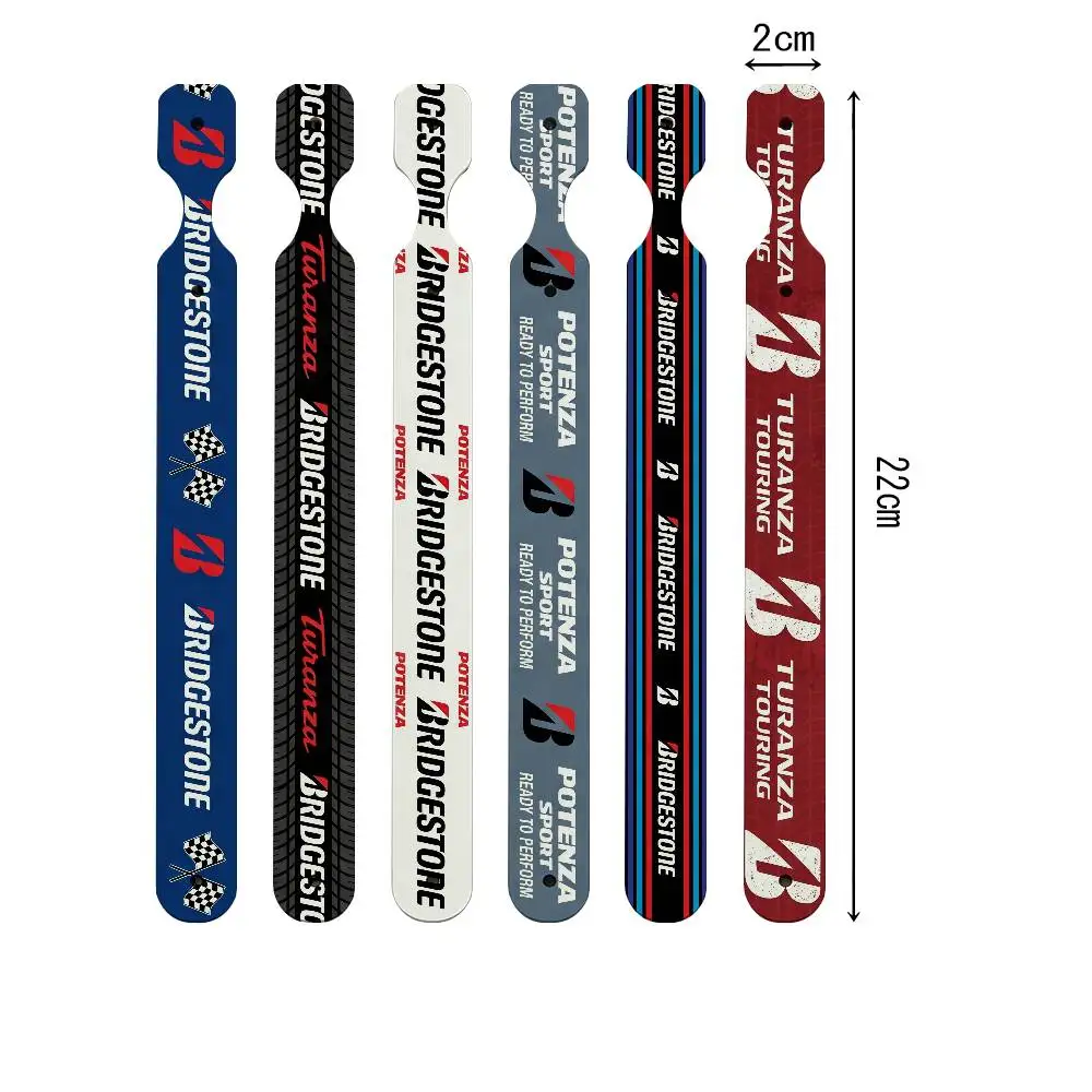 Motorcycle Bridgestone PU Leather Keychain Minimalist Key Holder Durable Key Organizer Car Keys Bag Accessories Gift - view 2