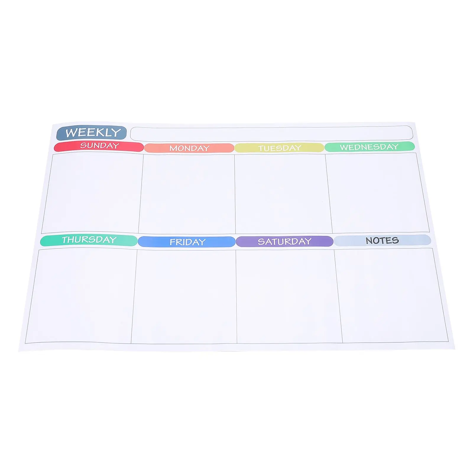 Magnetic Refrigerator Calendar Fridge Calendars Weekly Planner for Dry Erase Board