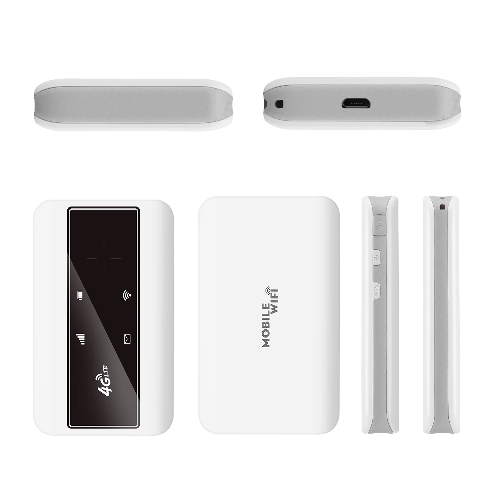 TIANJIE 4G Modem WiFi Portable Pocket External Antenna Port CRC9 Hotspot Router LTE Wireless Mobile Unlocked With Sim Card Slot