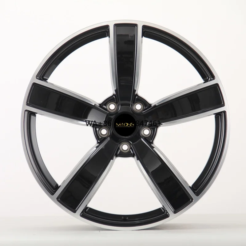 휠스홈 즉시 출고 가능 내구성 림 대형 22인치 5 X 130 BMF 5스포크 단조 알루미늄 합금 휠 (포르쉐 카이엔용)