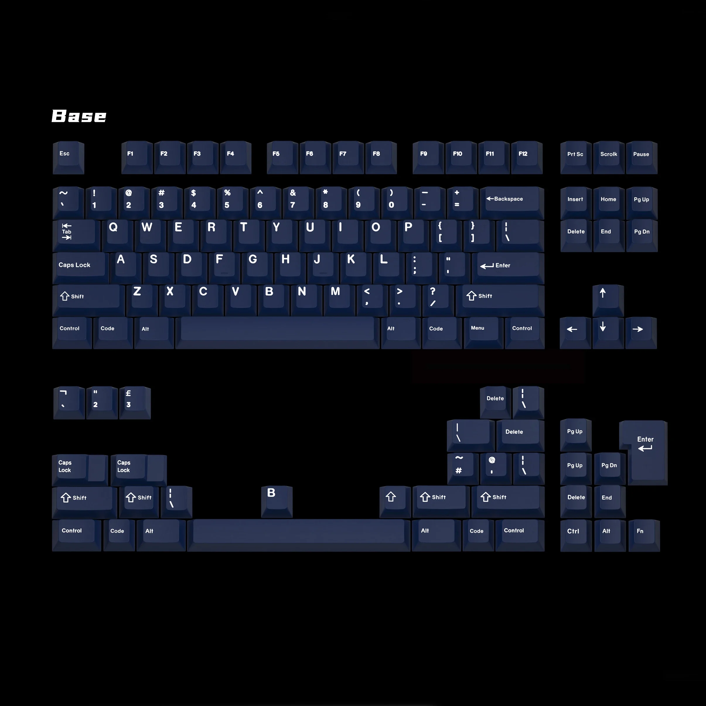 

theme, white and blue PBT sublimation, original height 68 980 75 87 keycaps