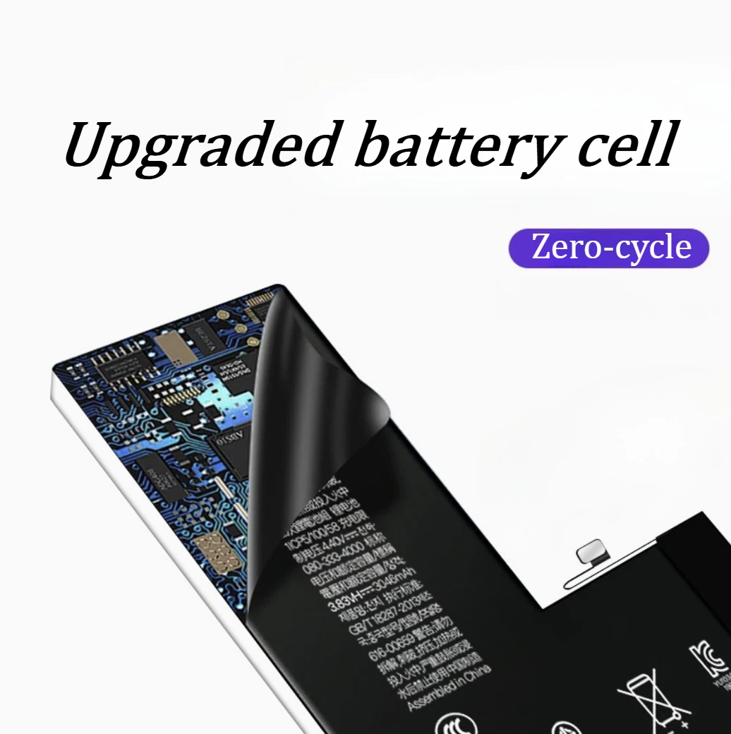 NEW Battery For iPhone  X XR Xs 11 Pro Max 12 12mini 13Pro 14Plus 15ProMax High Capacity Replacement Mobile Phone Bateria