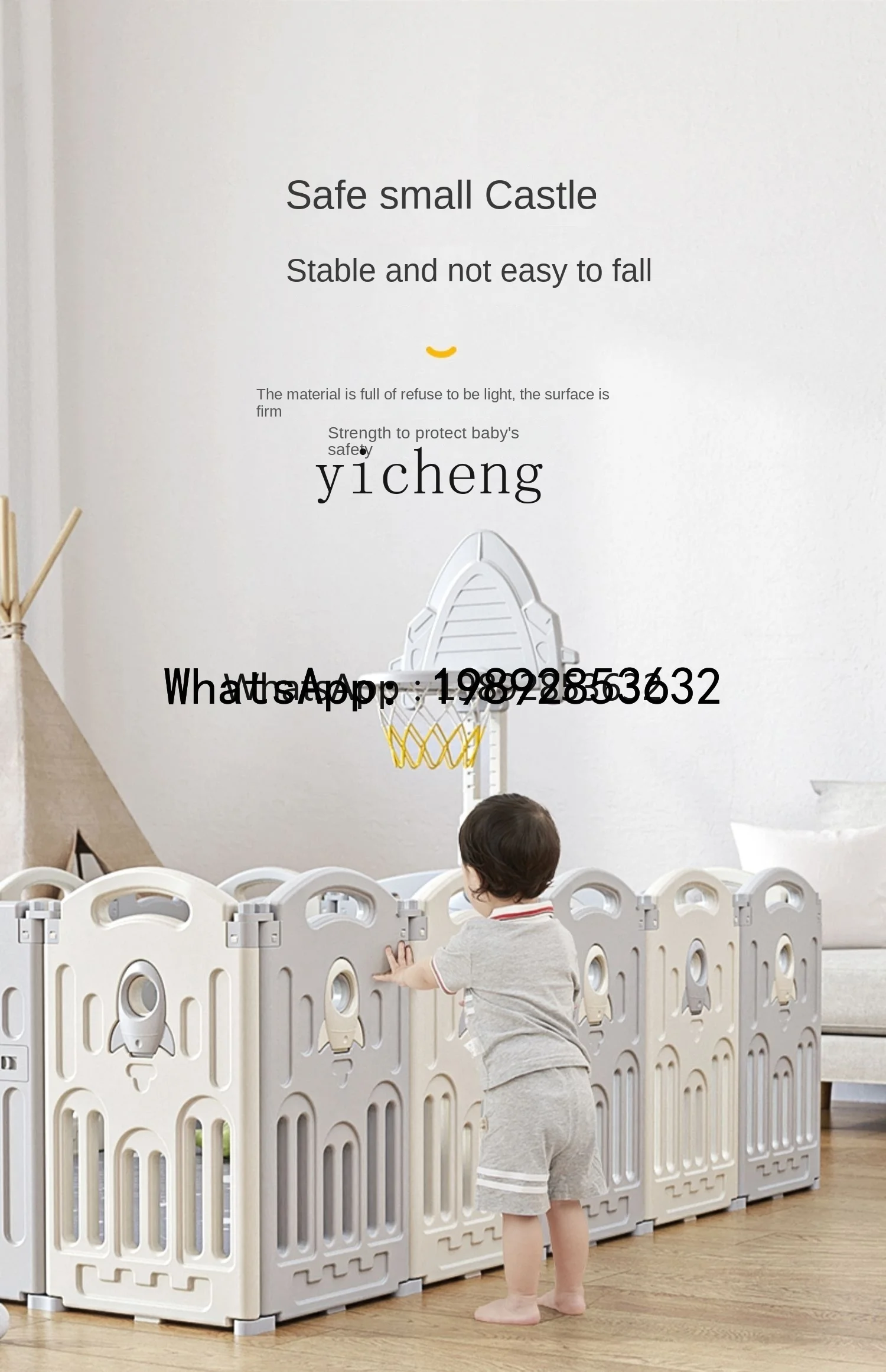 Valla WL, rejilla protectora de seguridad, estera para gatear en el suelo infantil, valla de juego para el hogar interior