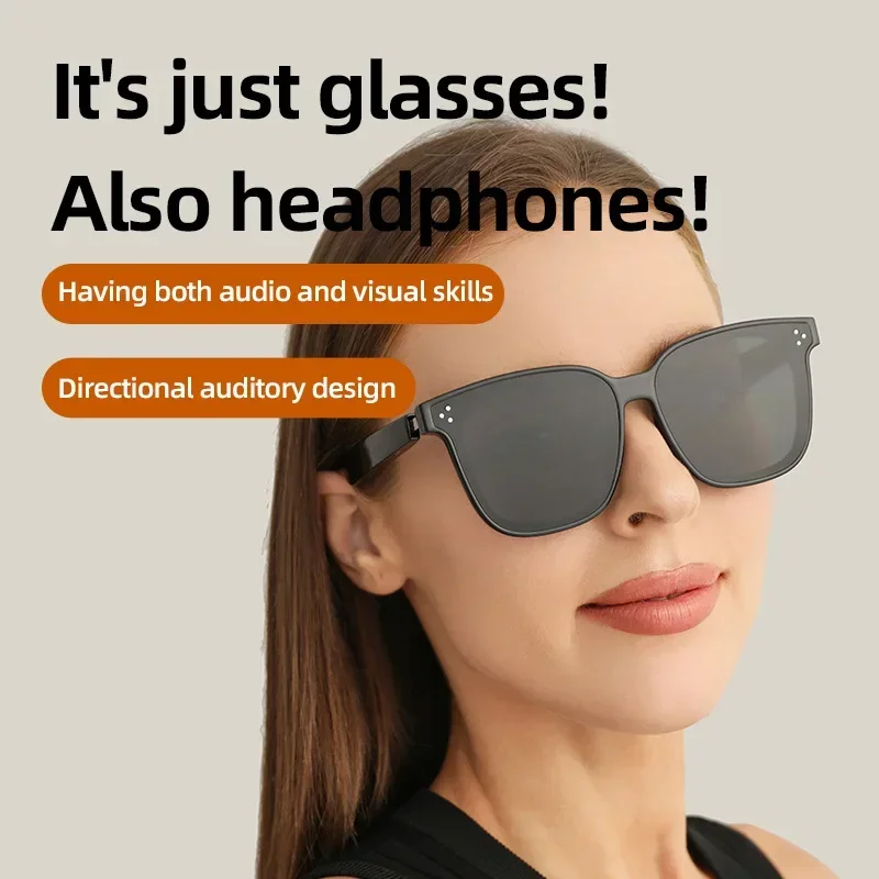 Lunettes audio intelligentes Bluetooth pour écouter de la musique et appeler, pêche, conduite, protection UV 400, lunettes de soleil, charge rapide, téléphone de sauna