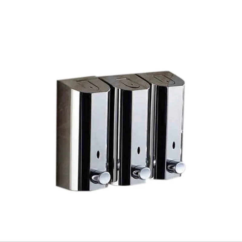 الموضة 500 مللي قدرة 304 مواد من الستانلس ستيل الحائط الحمام موزع الصابون منتجات الفنادق اكسسوارات