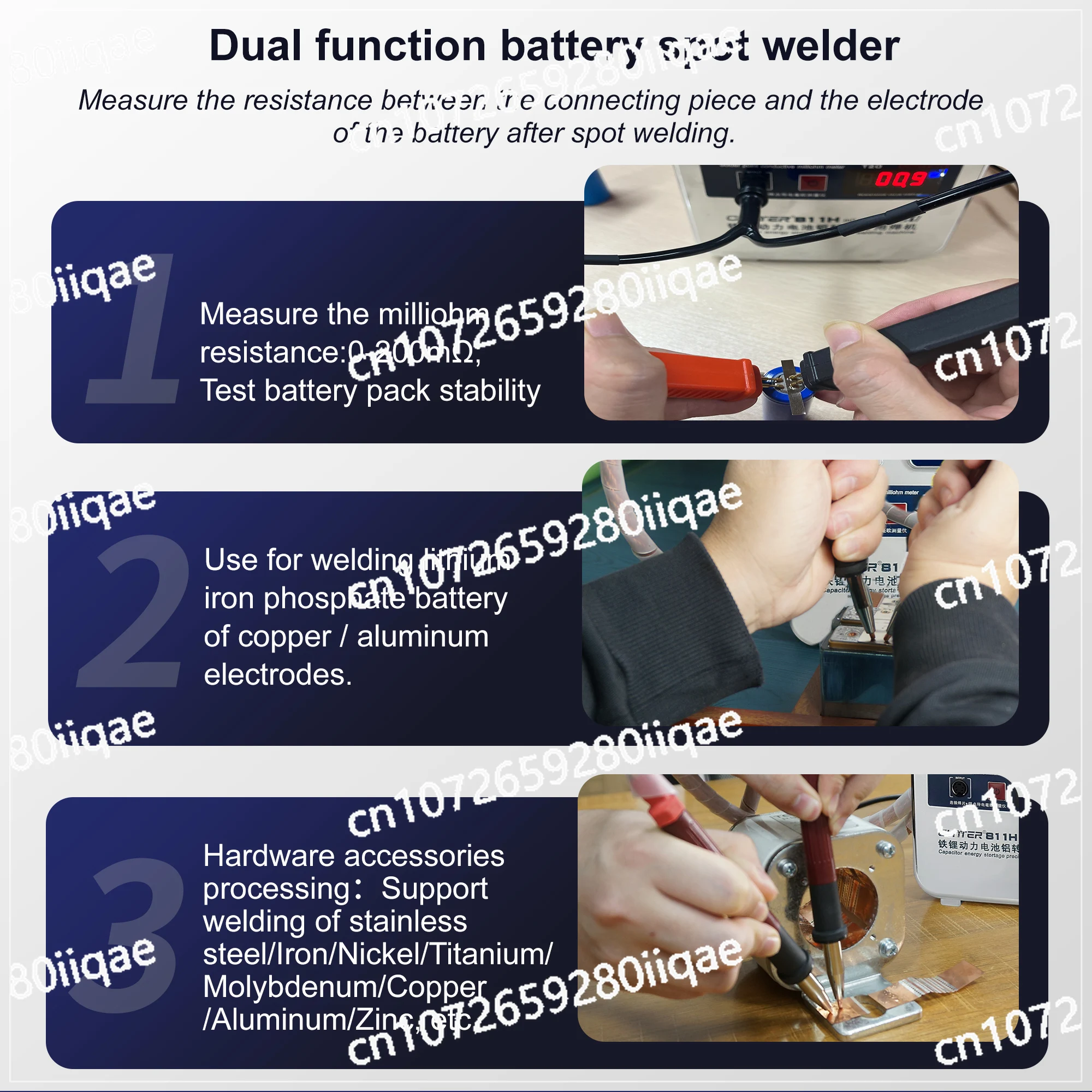 Professional 42KW Pulse Spot Welder Machine - 811H for High-Efficiency Electric Vehicle Battery Pack Assembly & Repair |