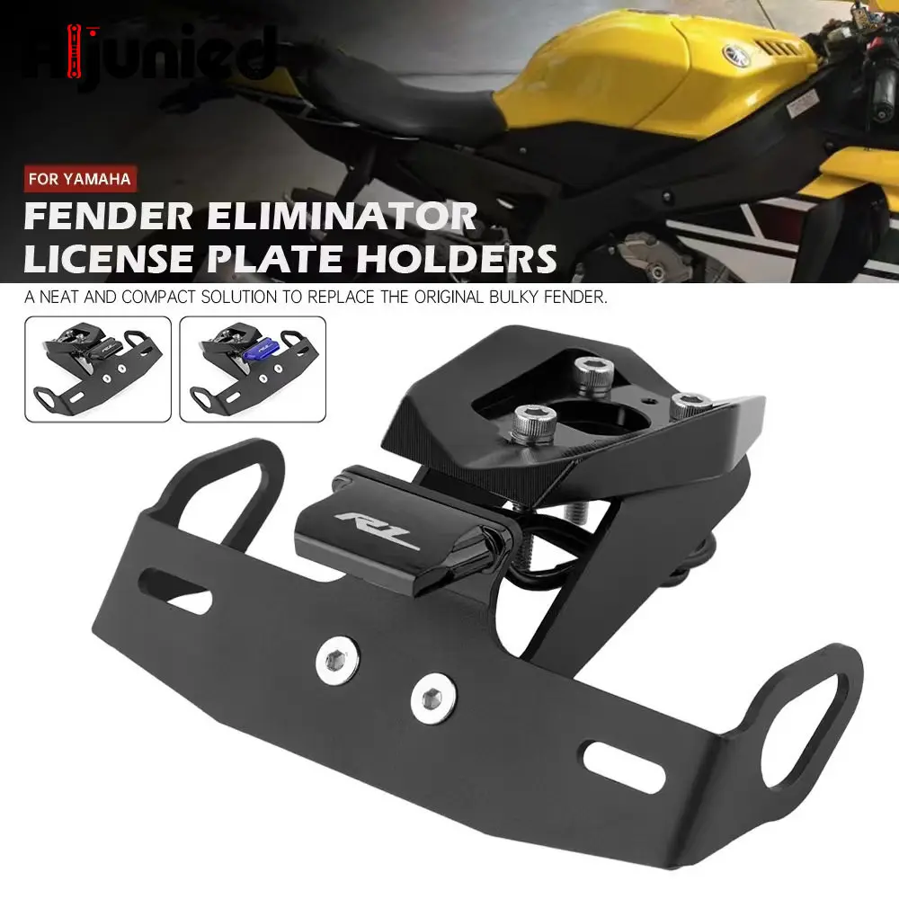 Applicable To YZFR1 R1M S Motorcycle License Plate Frame Photo Modification Short Tail License Plate Frame Rear Frame