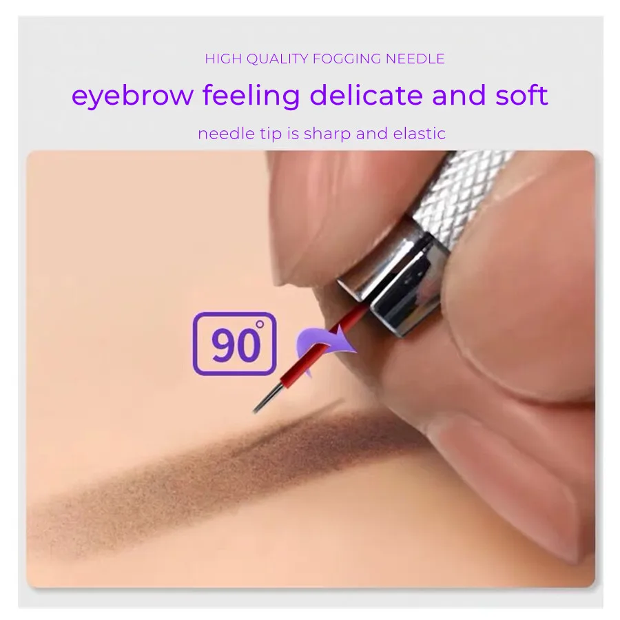 microblading blades Nano Shading Round Tattoo Tebori Needles Manual Needle Fog Permanent Makeup Blade Needles for manual pen