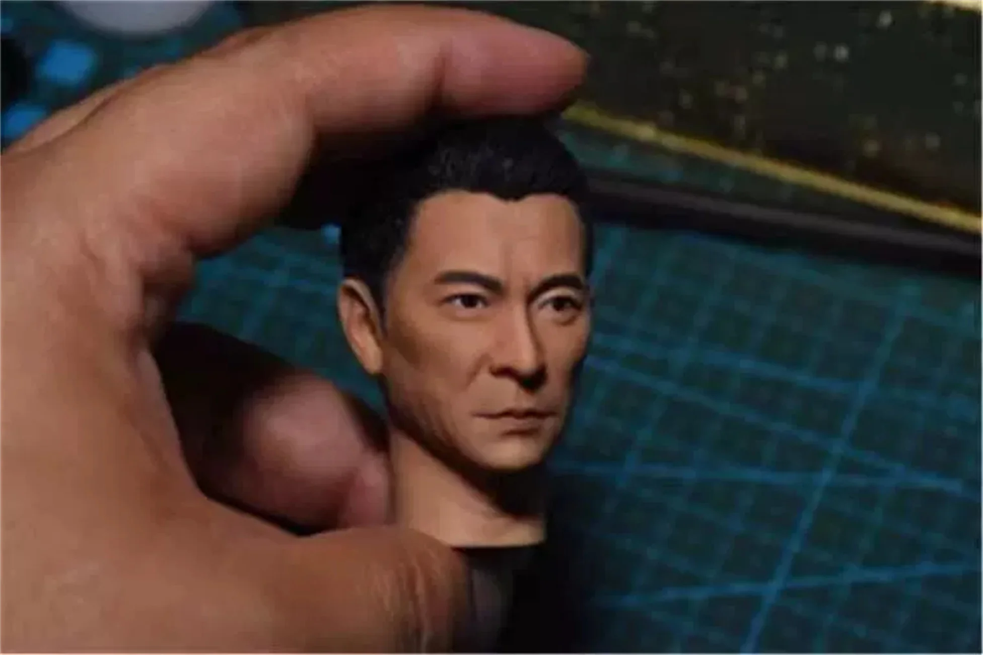 Andy Lau Kopf schnitzen Schauspieler Soldat Asien Sänger Modell Maßstab für 12-Zoll-Actionfigur Körper Hobbys Spielzeug