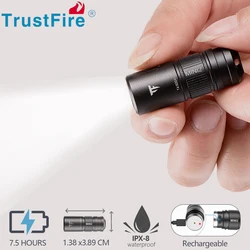 Trustfire Mini2 Linterna LED EDC recargable USB IPX8