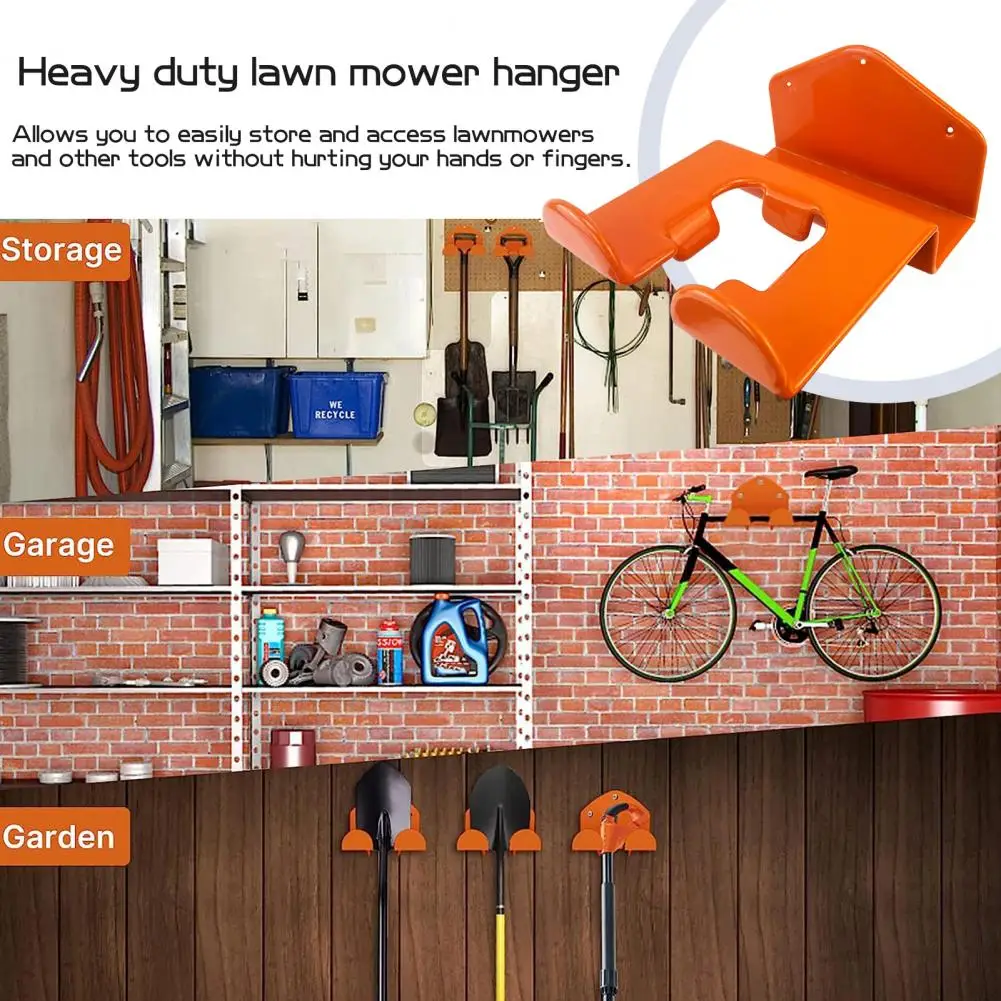 Weed Eater Storage Rack Heavy-duty Weeder Hook Heavy Duty Steel Grass Trimmer Rack Wall Mount Weed Eater Hanger Garage Organizer