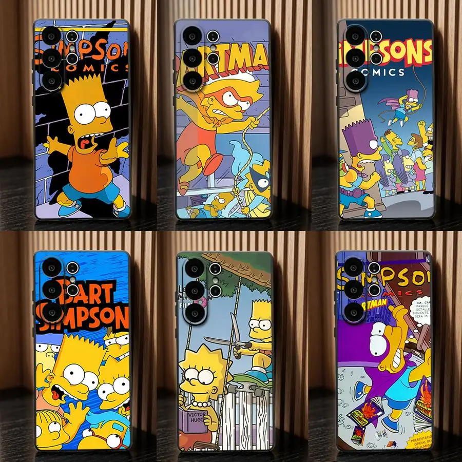 Phone Cover Case for Samsung Galaxy S26 Ultra S24 Note 20 8 9 10 S10 S9 S26+ S24+ S25+ S23 S20 S21 FE S25 Plus Friend S-Simpsons