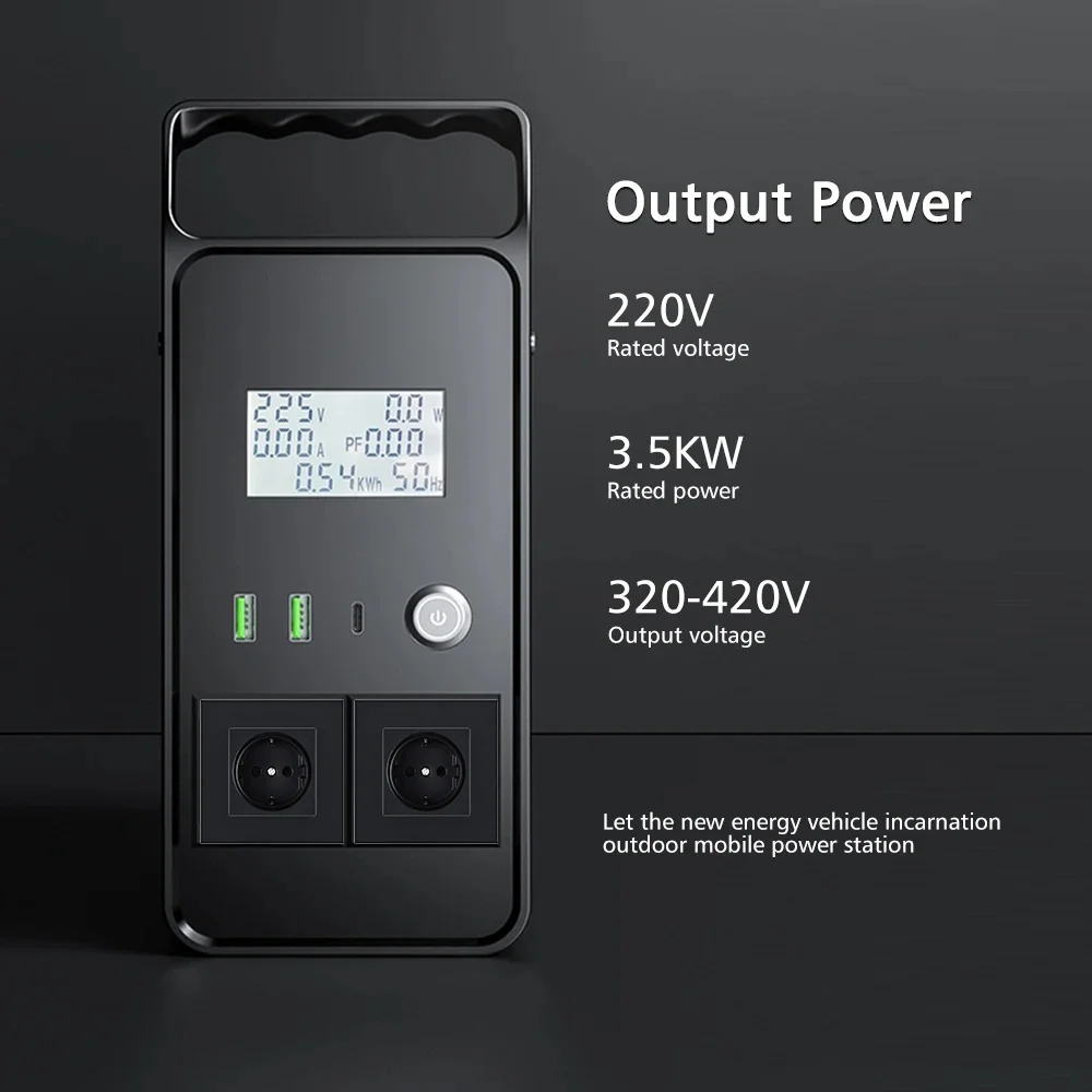 Nieuwe Energie Voertuig Ontlader 5KW V2L V2H GBT Voertuig-To-Load V2L Elektrische Voertuigen Power conversie EU Socket voor VW ID