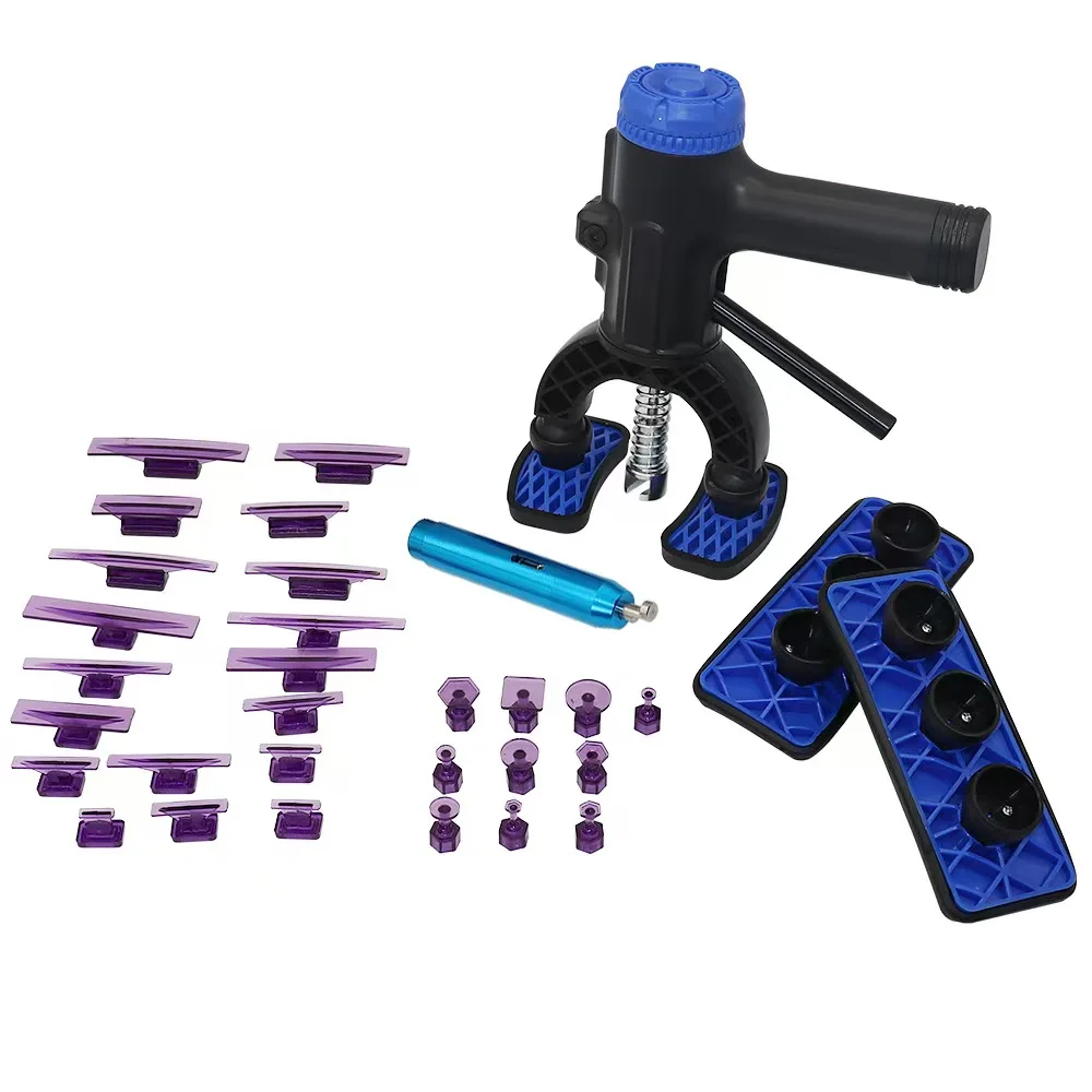 Set of 32pcs Metal Multi-Function Dent Puller Pliers for PDR Lifter Paintless Dent Repair Tools for Car